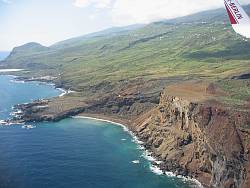 Landeanflug auf La Palma