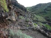 Abstiegsweg zu den Klippen