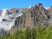 Felsen der Calderaostwand