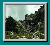 Die Fortsetzung des Weges h&auml;tte Klettern oberhalb des zweiten Schwierigkeitsgrades erfordert.