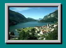 Molveno am Lago di Molveno.