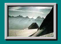 Am Morgen auf dem Glacier Du Geant