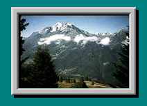 Weg zum Zeltplatz in la Rosiere, Mont Pourri 3779m