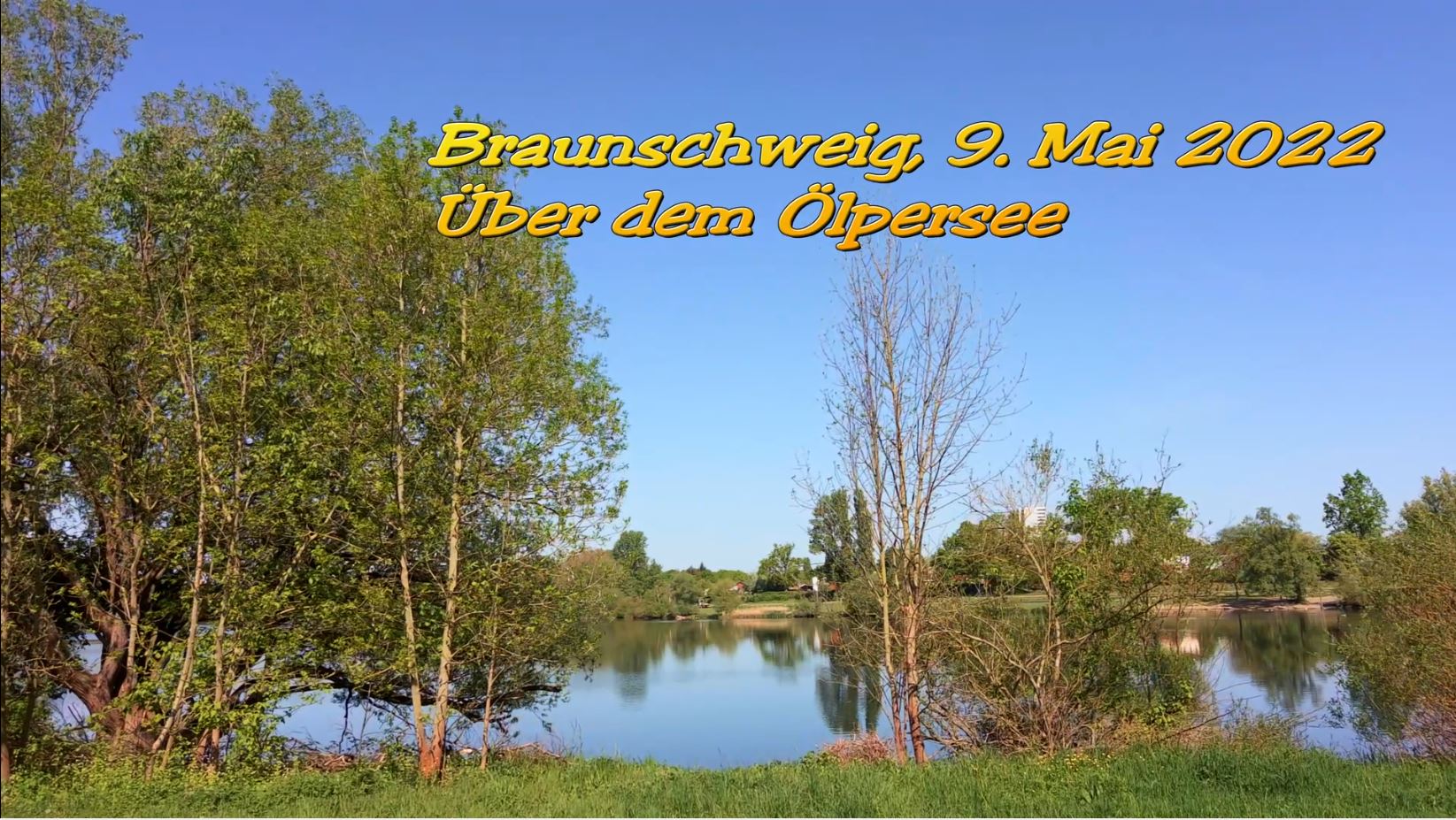 Drohnenflug über den Ölpersee