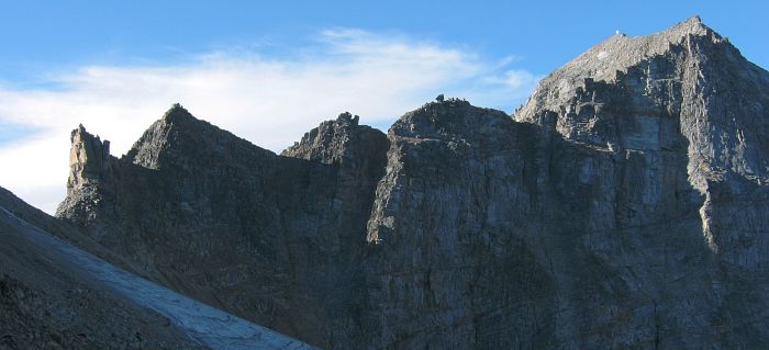 Vertainspitze beim Aufstieg zum Großen Angelus, August 2003